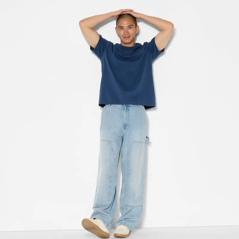 anchor blue jeans beyond baggy - TikTok Shop