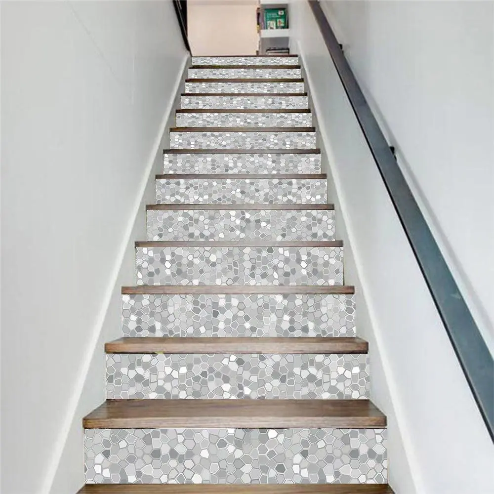 Stair Sticker, Tile Sticker, Peel and Paste Stair Sticker, Waterproof Removable Wall Sticker, Wall Decal, Decorative Wall Sticker, Self Adhesive Decal, Decoration Sticker, Home Decor