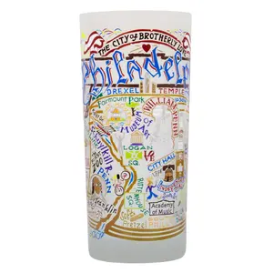 Philadelphia Drinking Glass