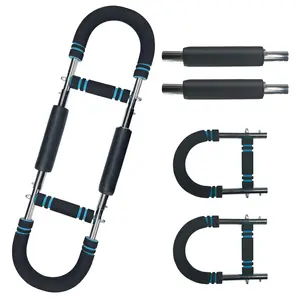 Arm Trainer for Upper Body Workout – 60-100lb Adjustable Resistance Strength Training Bar for Chest, Biceps, Shoulders & Forearms  Home Gym Equipment for Twister Arm Trainer