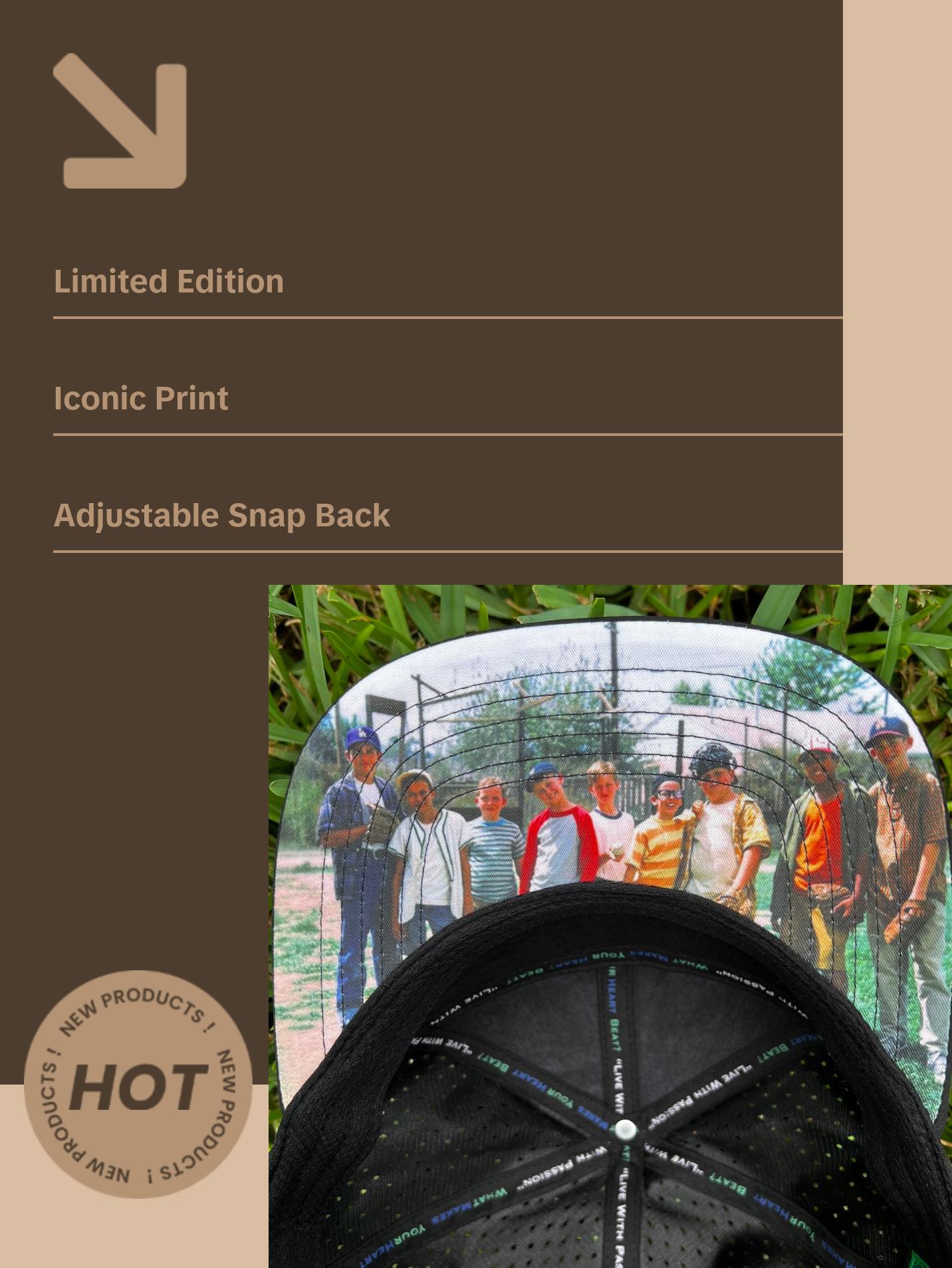 The Sandlot - Legends Never Die - Cork Hat with Custom Printed Bill!