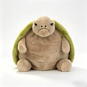 Soft Textured Timmy Turtle Plush, Ultra-Fluffy Cuddly Stuffed Animal, Cozy Huggable Companion, Universal Holiday and Birthday Gift for Kids