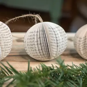 Christmas Book Ornament