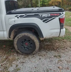 X2 TRD Pro Bedside Graphic Vinyl Decal Fits Toyota Tacoma TRD Pro 2016-2022