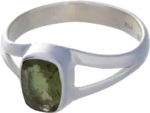 Beautiful Moldavite Ring Size 6