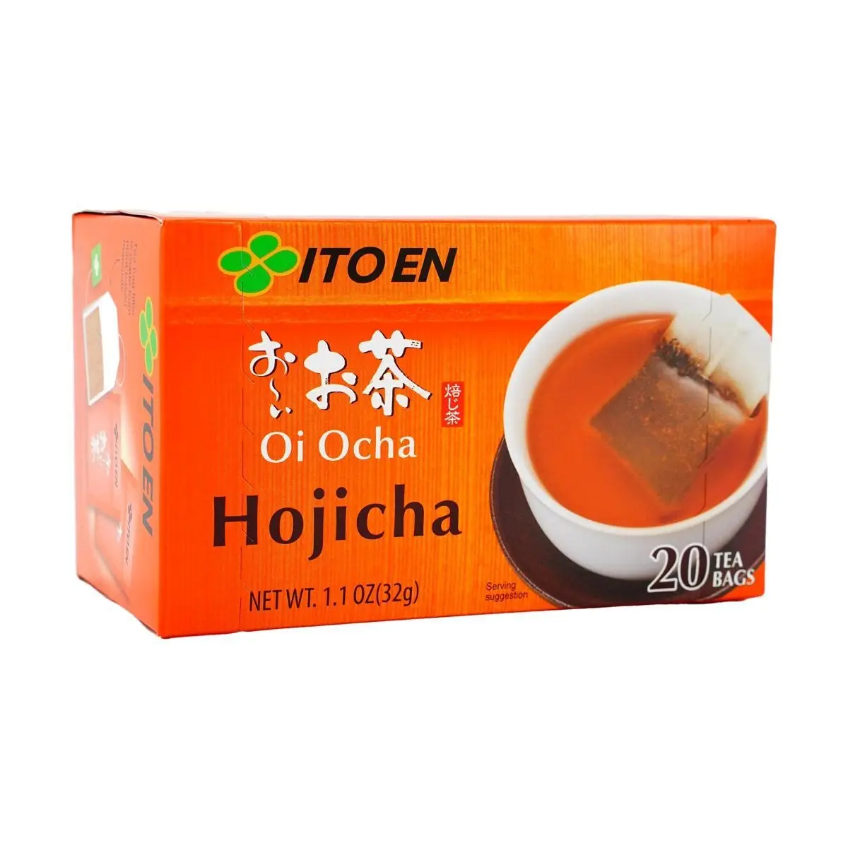 ITO EN Roasted Green Tea Bags - Authentic Japanese Hojicha, 20 Count, 32g - Smooth & Aromatic Brew