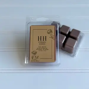 H|H Cowboy Kisses 2.5oz 71g Scented Wax Cubes for Home Fragrance Hand Poured in Sarasota,FL