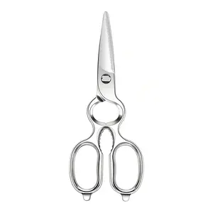 Grade Super Sharp Stainless Steel Scissors with Micro-Serrated Edges 420 High-Carbon Steel for Poultry Meat Herbs Cooking Prep Crafting Outdoor Use