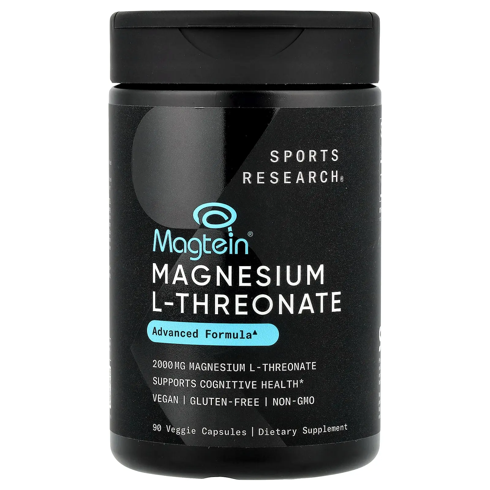 Sports Research Magtein®, Magnesium L-Threonate, 90 Veggie Capsules (666 mg per Capsule)
