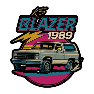 1989 K5 Blazer Bubble-Free Sticker – Classic Chevy Squarebody Vinyl Decal