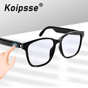Koipsse Smart Glasses Multifunctional Glass High Appearance Dual Speakers Outdoor Sports Boys And Girls Sunglasses Smart Glasses Fashionable Gift Sunglasses Built-In Speaker Fashion Smart Wireless Glass Anti-Blue Light Polarized UV Protection