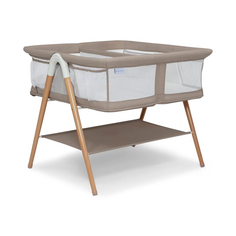 Bondi Beechwood Twin Bassinet