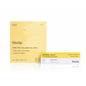 bloȯp Brightening Firm Retinal + Turmeric Mask Kit