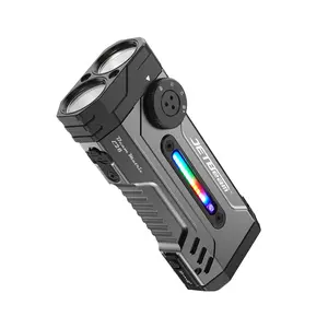 JETBeam E28 new launched 3300 LUMEN UV plus RGB with green beam EDC porket torch Type-C charging long lasting time flashlight