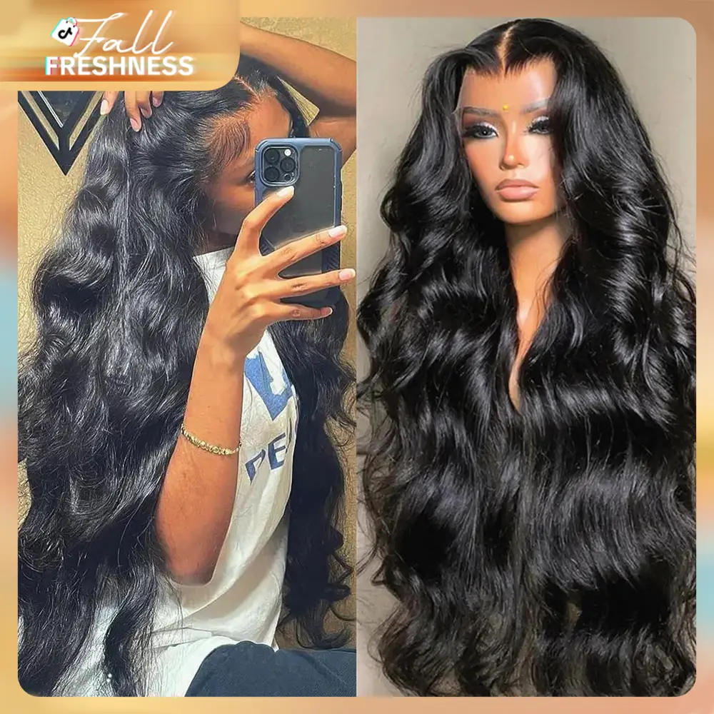 [30 Inch For Only $109]Tuneful HD Transparent 13x6 Lace Front Remy Hair Wigs P4/27 Highlight Raw Brazilian Body Wave Pre Plucked Human Hair Wig 180 De