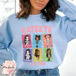 Youth and Adult Vintage Katseye Music Shirt, K-Pop Graphic Tee, Katseye Beautiful Chaos Shirt, Katseye Gnarly Tee, Gabriela Tour Shirt