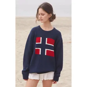 John Galt Women's Nico Flag Sweater