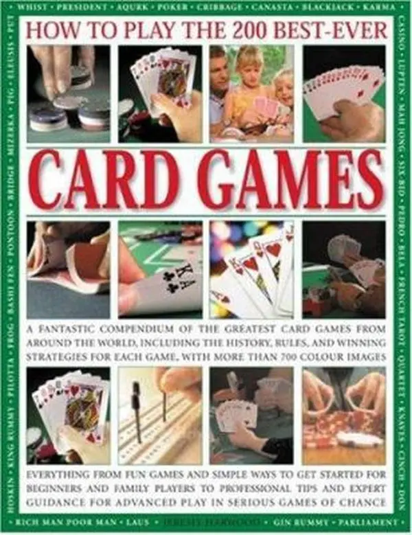 USED-How to Play Winning Card Games: History, Rules, Skills, Tactics: A comprehensive teaching course designed to develop skills and competence at playing ... play, with over 700 color illustrations by Jeremy Harwood (Hardcover)