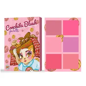 MetamorphosisBF Corp Conchita Blush Palette Matte Blush Powder - Six Pan Pink Shades for Natural Look - Soft Wash & Custom Shades - Beautycosmetics Makeup Cosmetics Products