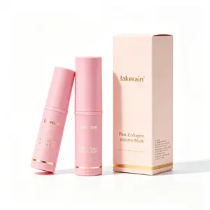 Pink Collagen Volume Multi, Helping Look of Fine Lines, All In One Stick for Youthful-Looking, Anti- Aging For Under-Eyes, Neck, Forehead, Smile Lines, Holiday Gift,Lip Daily Mother's Day gift