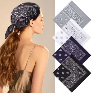 21" x 21" Large Bandanas for Men & Women, Multi-Purpose Bandana Headbands, Square Head Scarf