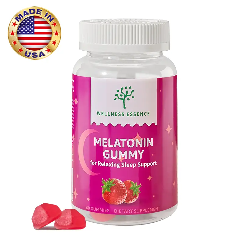 [Flash Sale] Sleep Gummies – 5mg Melatonin, Vegan & Gelatin-Free, Strawberry Flavor, Relaxation & Better Sleep Support – 60 Gummies Dietary Healthcare