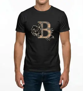 New casual T-shirt 2025 summer warhorse high-end fashion printing, personalized round neck trendy men's clothing, suitable for men, women, mothers and friends, couple style, fashionable and loose, youthful and energetic, men's daily wear tops American