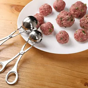 1pc Multifunctional meatball maker Rice ball mold Kitchen tool croquettes Household tool meatball clip Meatball machine Stainless Steel meatball machine, kitchen gadgets, kitchen accessories