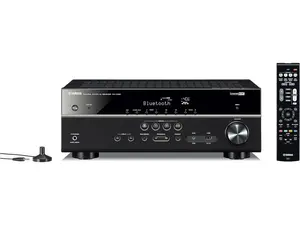 Yamaha RX-V385 Black 5.1-Channel 4K Ultra HD AV Receiver with Bluetooth