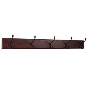 FixtureDisplays® 5 Hook Coat Rack 1040072-NF
