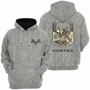 Deer Hunter Shield Camo Shirt – Bold Buck Head Graphic T-Shirt Sweatshirt Hoodie, Rustic Outdoor Adventure Pullover for Men & Women