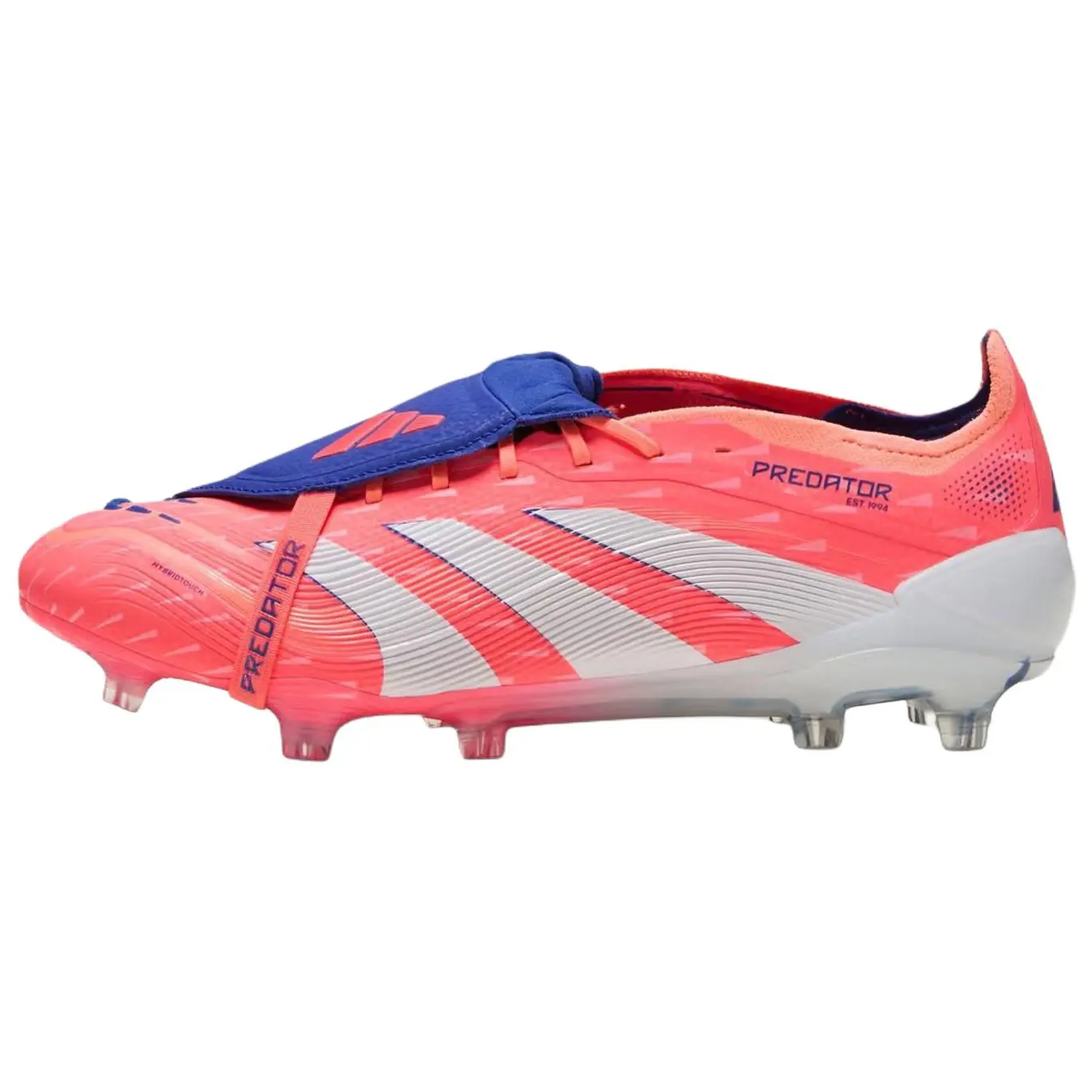 Adidas Predator Elite Fold-Over Tongue FG Coral Blaze Pack Classic Comfort Soccer Cleats Unisex Signal Cloud White Beam JI1093