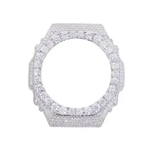 VVS Moissanite Iced Bezel For Casio G Shock GA-2100 Spike Bust Down