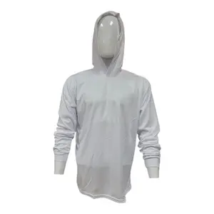 White Long Sleeve Hoodie shirt