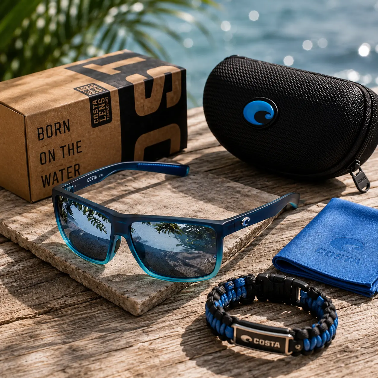 Costa Del Mar Polarized Sunglasses with 580 Lenses | UV Protection for Fishing, Boating, Driving & Outdoor Adventure