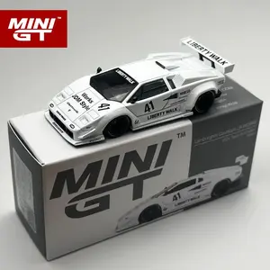 MINIGT 1:64 Lamborghini Countach LB-WORKS White 2024 alloy car Model 966