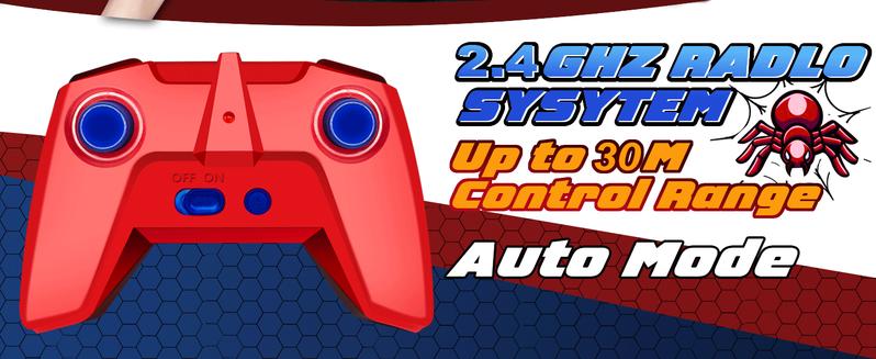 TikTokShopBlackFriday Spider RC Stunt Car, 360° Rotating 4WD Toys, Lights, All-Terrain Toy, Rechargeable, Remote Control for Kids 4-10, Indoor/Outdoor, Great Birthday Gift Valentines Day Gift