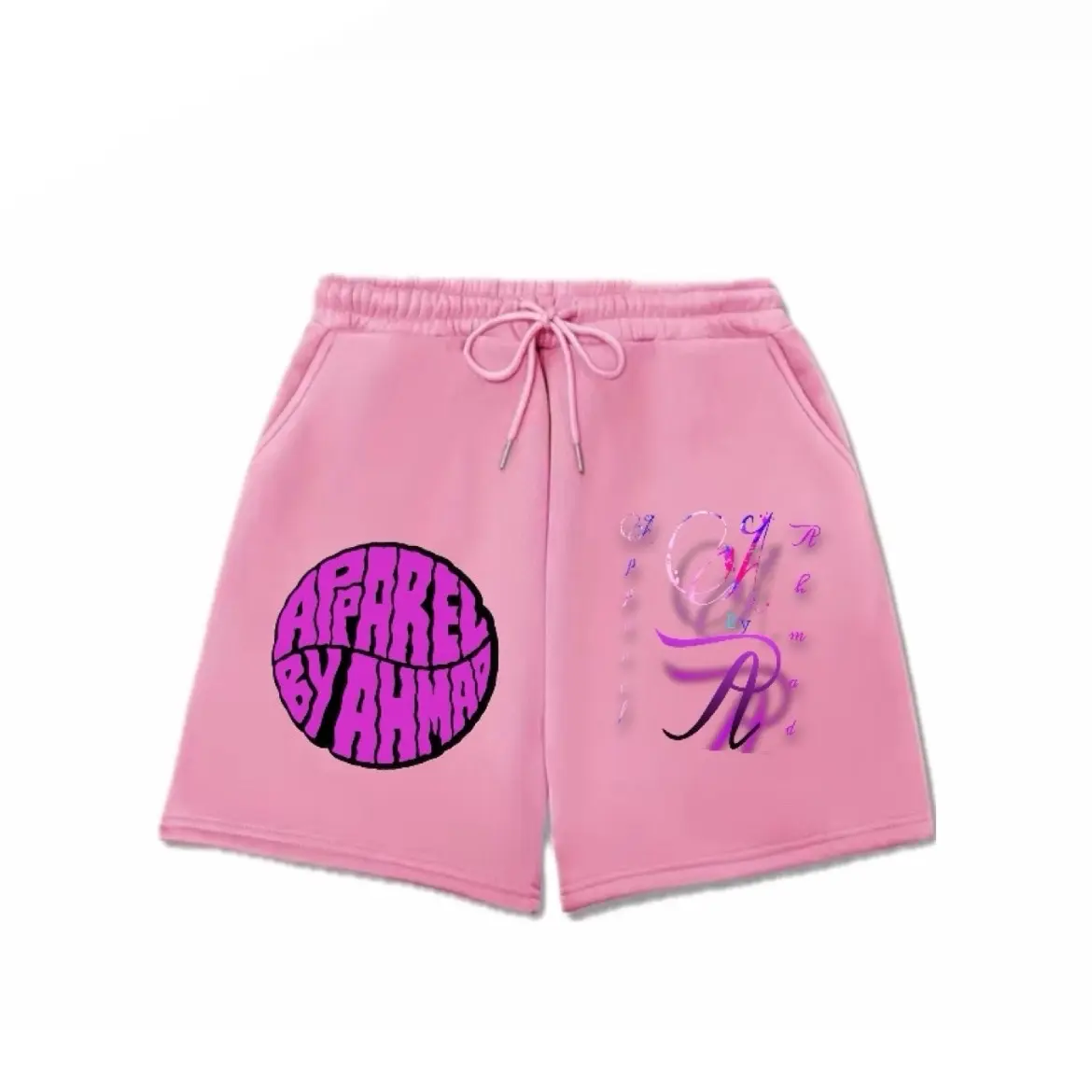 SINGLE ‘Grape Lavender’ Puff & Screen Printed Vinyl Shorts