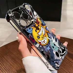 Anime S-Soul Eater Customized Silicon Smartphone Case, Transparent Soft Back Anti-Fall Protective Accessory Compatible with iPhone 17,16,15,14,13,12,11 (Pro,Max,Air,Plus)