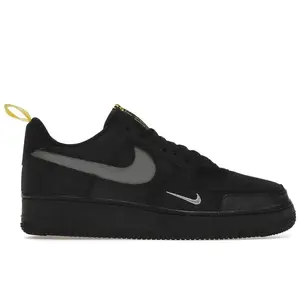 Nike Men's Air Force 1 Low Cut Out Swoosh Black, from StockX