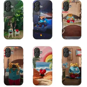 DTMF Funny Frog phone Cases For iPhone 17 16 15 14 13 12 Promax Pro Plus, hard shell protection ,Unique design,best Gift