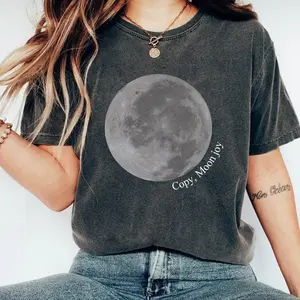 Copy Moon Joy T-Shirt, Science Shirt, Trending Space Shirt, Comfort Colors T-Shirt