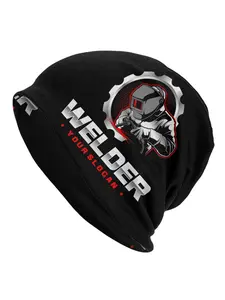 Men's Welder Bonnet Hat Themed Accessory Durable Comfortable Bonnet Hats Men Skullies Beanies Novelty Hats Beanie Fitted