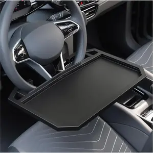 Steering Wheel Tray,Black  Table Tray for Eating,Steering Wheel Desk for Laptop  and  Accessories,Fits   Steering Wheels