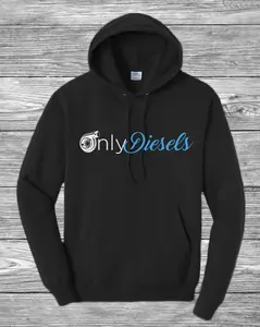 Only Diesels Men's Hoodie, Long Sleeve, Casual, Cotton - Menswear