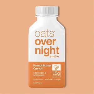 Oats Overnight  2.2 oz Chocolate Peanut Butter Protein Shake - Pack of 10