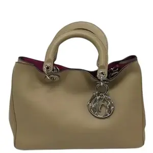 Pre-owned Dior Leather Tote Bags Beige Diorissimo Tote Bag CN26051054