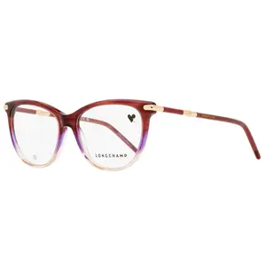 Longchamp Soft Oval Eyeglasses LO2727 603 Burgundy-Pink 53mm