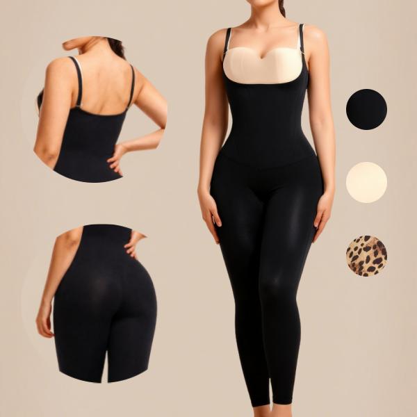 ChicCurve Seamless Body Legging Fresh & Light with Mid-High Compression Sheer Shapewear Bodysuit for All Seasons Adjusta