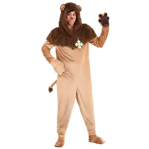 Plus Size Wizard of Oz Cowardly Lion Costume